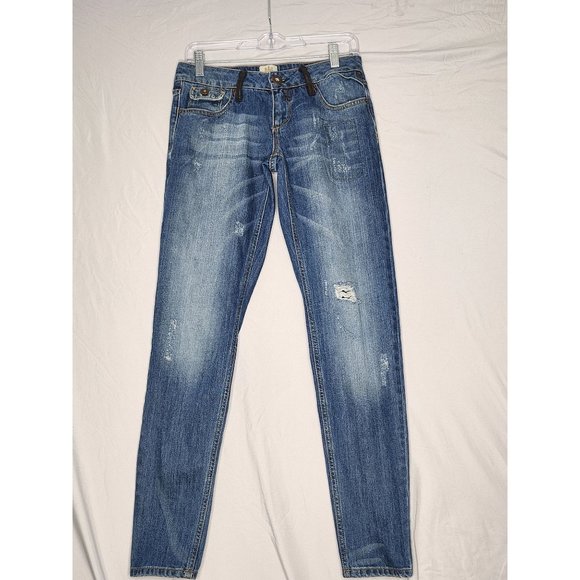 River Island Lowrise Denim Jeans Sz 4, Straight from the UK! - Picture 14 of 14